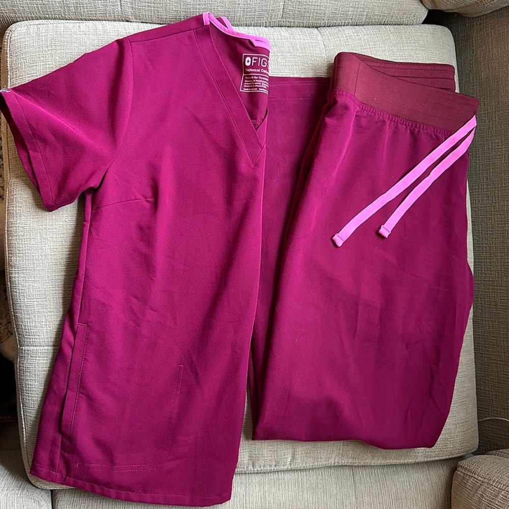 Figs matching scrub top and bottom